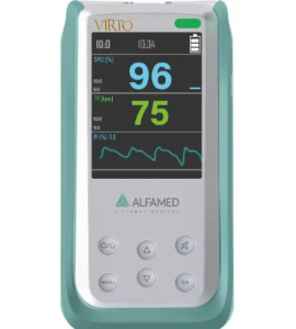 Oxímetro de Pulso Portátil Virto Neonatal com Tela Rotacional