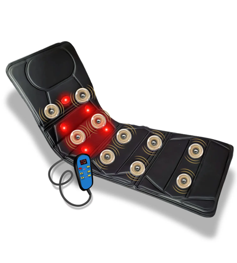 Esteira Massageadora Vibratória com Aquecimento 10 Motores - Dubai