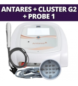 Antares + Cluster G2 LED Violeta 410nm, Azul 450nm e Vermelho 630nm + Probe 1 LED RGB - Ibramed