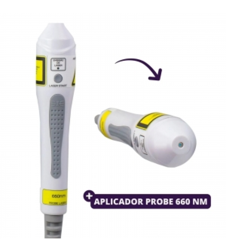 Aplicador Probe Laser Vermelho P3 660 nm - Caneta para Laserpulse Portátil - Ibramed