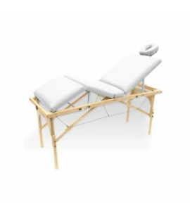 Maca de Fisioterapia Portátil Com Altura Regulável Canopus - Legno Branco