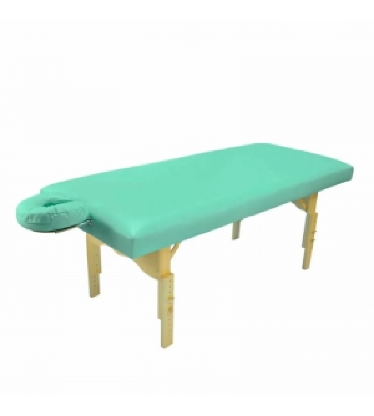 Maca De Massagem Fixa Com Altura Regulável E Orifício Plêiades Light - Legno Verde Escuro