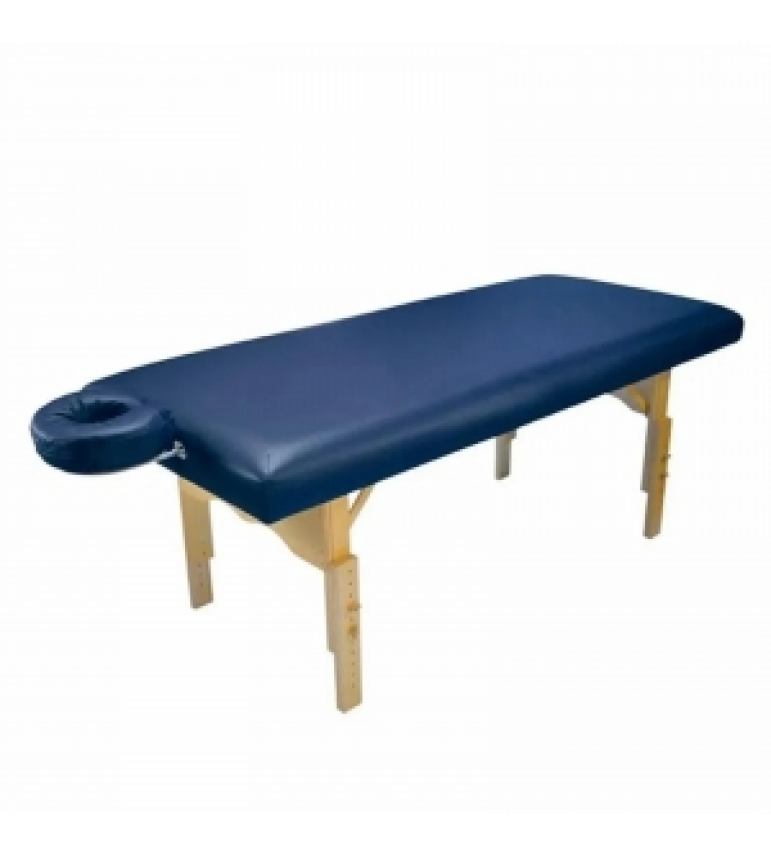 Maca De Massagem Fixa Com Altura Regulável E Orifício Plêiades Light - Legno Azul Escuro