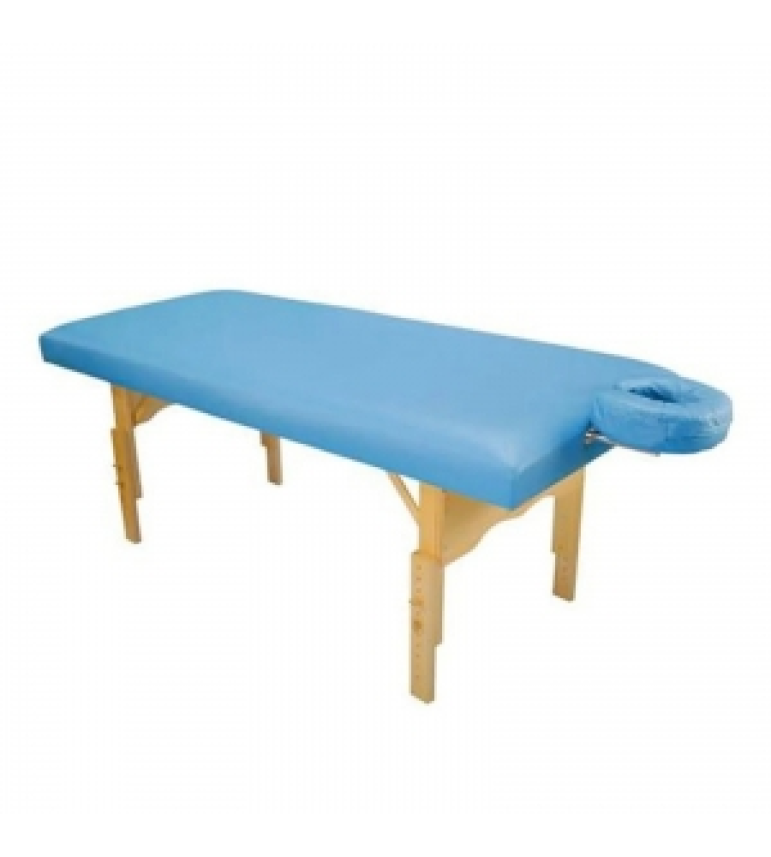 Maca De Massagem Fixa Com Altura Regulável E Orifício Plêiades Light - Legno Azul Claro