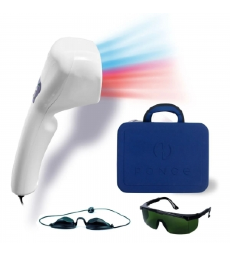 Vitality Novo - Aparelho de Fototerapia Vermelho e Azul - Ponce Branco