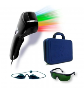 Vitality Plus 4 Cores Novo - Aparelho de Fototerapia Vermelho, Azul, Âmbar e Verde - Ponce Preto